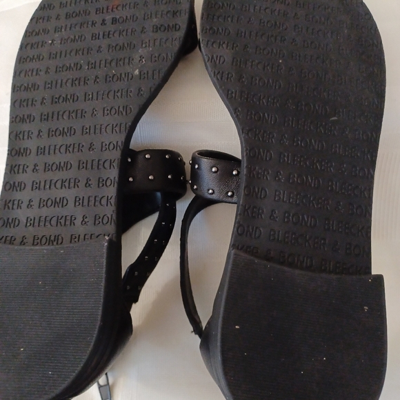 Bleeker and Bond, Black, Sm. Studs Sandals. Sz 6m. - Picture 3 of 3